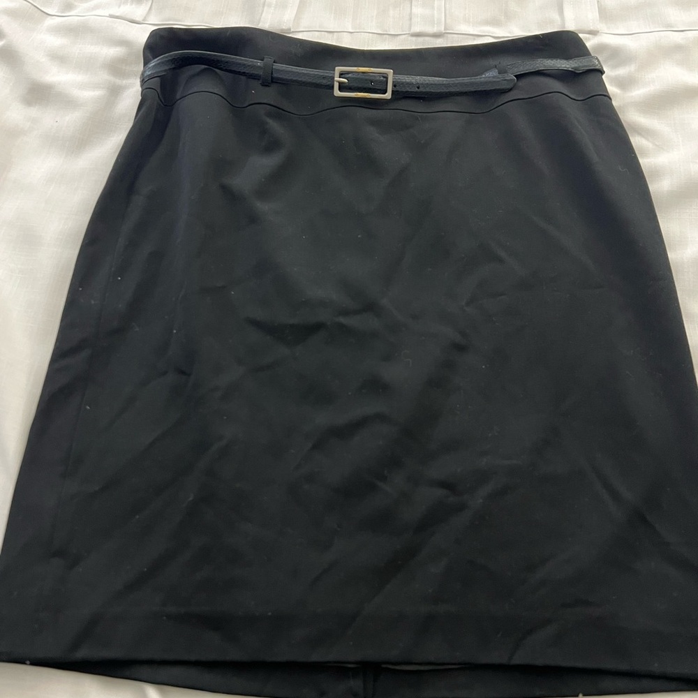 Apt. 9 Black Pencil Skirt with Belt